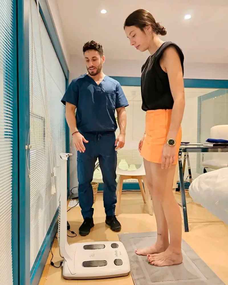 Medicion Corporal con Imbody. Estudio Biompedancia. Nutricionista Madrid